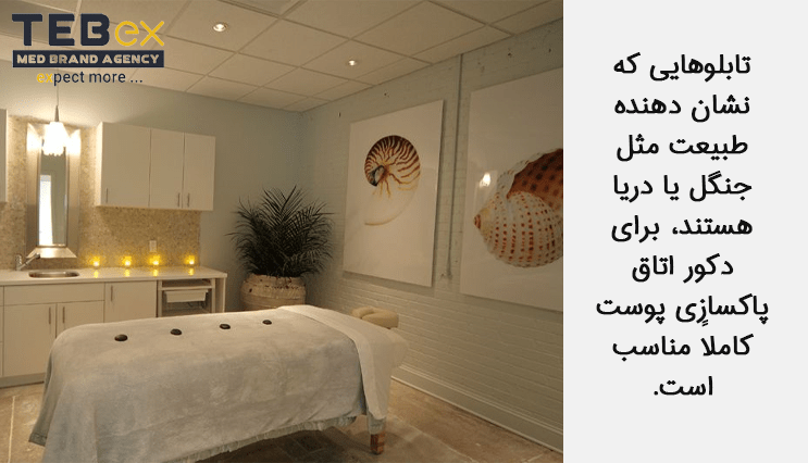 استفاده از گیاهان در دکور اتاق پاکسازی پوست