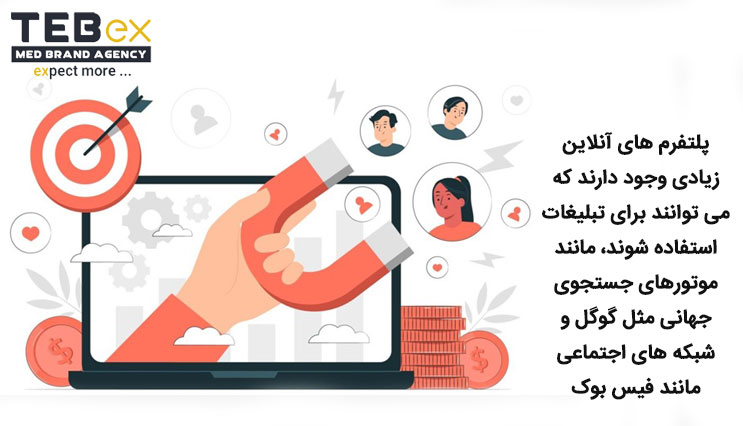 پلتفرم آنلاین مناسب برای متن تبلیغات کلینیک لاغری